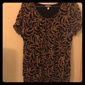 Animal print top